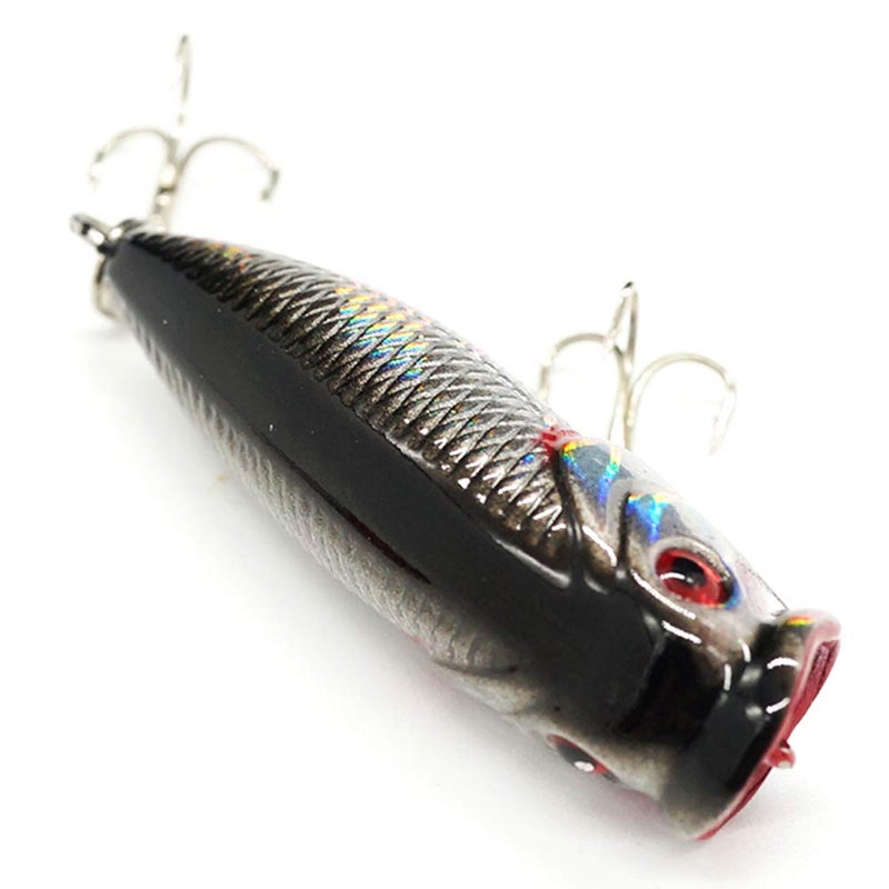 SEASKY Fishing Plug Lures Micro Popper Topwater Trout Attack in Freshwater - Image 1